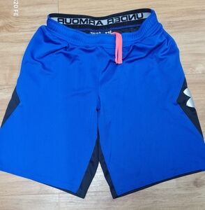 Under Armour Blue and Black Performance Shorts